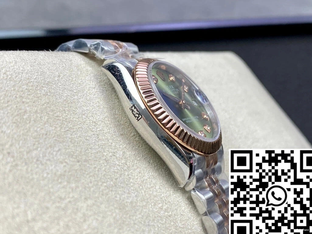 31MM Dial EW Green Factory Rolex Datejust 0925
